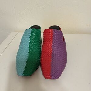 Charlotte Stone woven mules